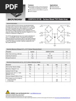 CDDFN10-2574N - Surface Mount TVS Diode Array: Features Applications