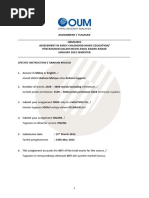 Assignment / Tugasan HBMS4903 Assessment in Early Childhood Music Education/ January 2022 Semester