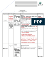 Formato Plan de Trabajo Quimay