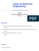 Introduction To Electrical Engineering: Electromechanical Energy Conversion