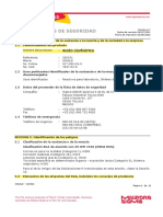 Ficha de Datos de Seguridad: Acido Clorhidrico