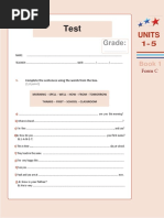 NewFast English Book 1 New Tests Unlocked Form C