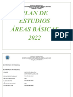 Plan Area Areas Fundamentales 2022