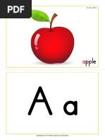 Spotlight On First Phonics 1 Alphabet Flash Card