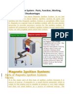 Magneto Ignition System: Parts, Function, Working, Advantages and Disadvantages