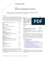 Sampling Steel and Iron For Determination of Chemical Composition