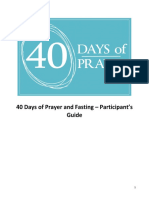 40 Days of Prayer and Fasting - Participant's Guide