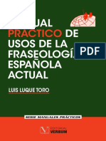 Manual Práctico de Usos de La Fraseología