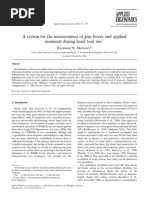 A System For The Measurement of Grip Forces and Applied Moments During Hand Tool Use