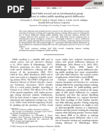 Using Brief Habit Reversal and An Interdependent Group Contingency To Reduce Public-Speaking Speech Disfluencies