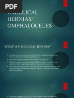 Umbilical Hernias