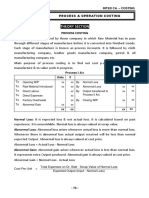 Process & Operation Costing