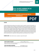 Gestión de Talento Humano en Mipymes en Barranquilla 2019