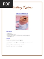 Cadbury Recipe