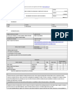 Formato de Registro de Reuniones Y Comités Institucionales Código