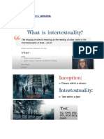 INTERTEXTUALITY Explanation