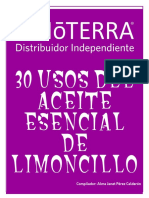 30 Usos Del Aceite Esencial de Limoncillo-By Alma Janet Pérez Calderón