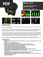 Blaze TC-5: Four Channel Thermocouple (EGT/CHT) Indicator