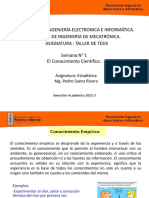 SESION - 1 - El Conocimiento Científico