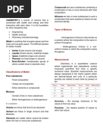 Chemistry For Engineer Module 1 Summary