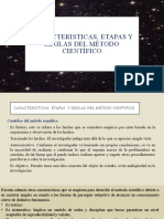 Caracteristicas, Etapas y Reglas Del Método Científico