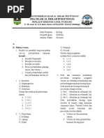 Kelas 12 Soal Ujian Mid Semester Ganjil