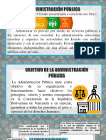 Administracion Publica Especificaciones