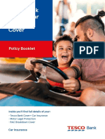 Tesco Car Insurance Aggplus Policy Booklet 0520