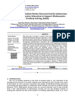 Development of Student Books Characterized by Indonesian Realistic Mathematics Education To Support Mathematics Problem Solving Ability