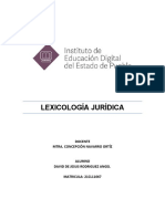 Lexicologia Juridica