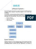 Unit-IV: Computer Software System