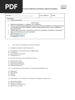 4B Tercera Evaluación Formativa CIENCIAS NATURALES