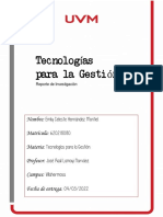 Importancia de Las Tecnologías de La Información en Las Empresas.