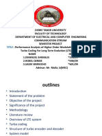 Performance Analysis of Higher Order Modulation