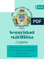 Seguridad Marítima (Carpeta) - Cadete Domínguez Laura. I° I° Cubierta (1° y 2° Semestre)