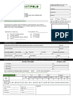 Benilde Antipolo Application Form Freshmen 2