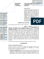 CASACIÓN N.° 1542-2019 AREQUIPA SALA PENAL PERMANENTE SENTENCIA DE CASACIÓN, 19 MAY 2021. SOBRE FRAUDE PROCESAL. 8 Págs