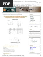 ¿ Como Fabricar Una Antena Yagi - Diseño y Construcción de La Antena