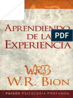 Aprendiendo de La Experiencia Wilfred Bi