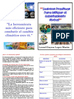 Diptico de Leonel Calentamiento Global