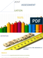 Evaluation: Assessment