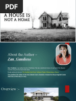 A House Is Not A Home Class 9