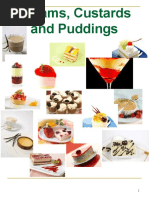 Creams, Custards and Puddings