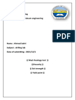 Mud Rheology Test