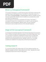 What Is A Conceptual Framework