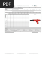 Check List de Pistola de Fijacion de Impacto