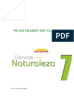 Plan Diario Ciencias de La Naturaleza y de La Salud 7 2017