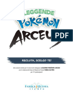 Leggende Pokémon Arceus - Recluta, Scelgo Te!