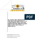 Tfg-El Profesor Tacnico de Servicios A La Comunidad - Gonzalo Cruz Parez