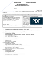 EVALUACIÓN DIAGNÓSTICA (Cuestionario Inicial Sobre Metodología)